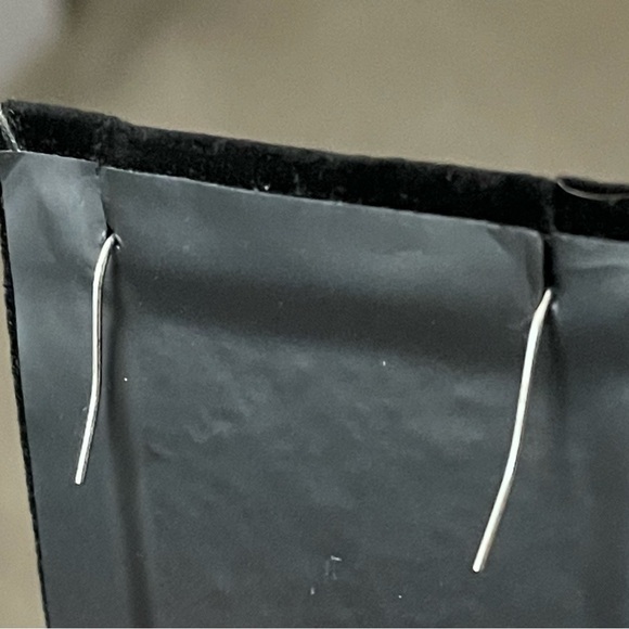 Double Heart Rhinestone Earrings - Picture 2 of 2